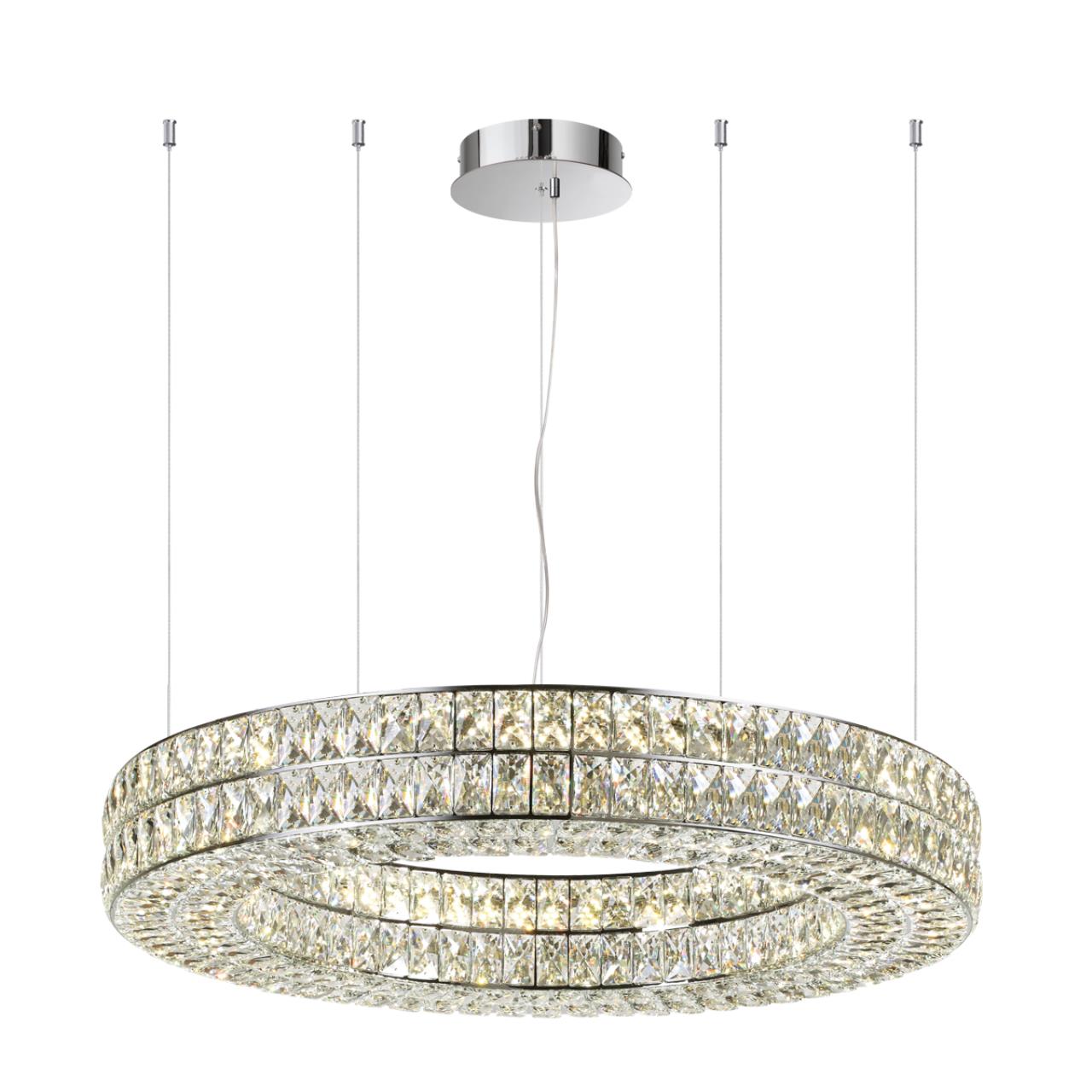Люстра ODEON LIGHT L-VISION PANTA хром LED*1 52W