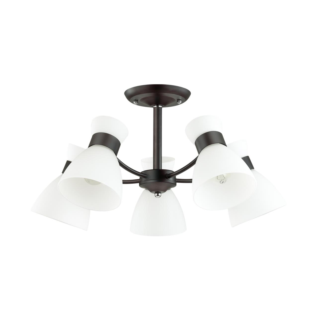 Люстра потолочная LUMION COMFI WILMA черный E27*5 10W