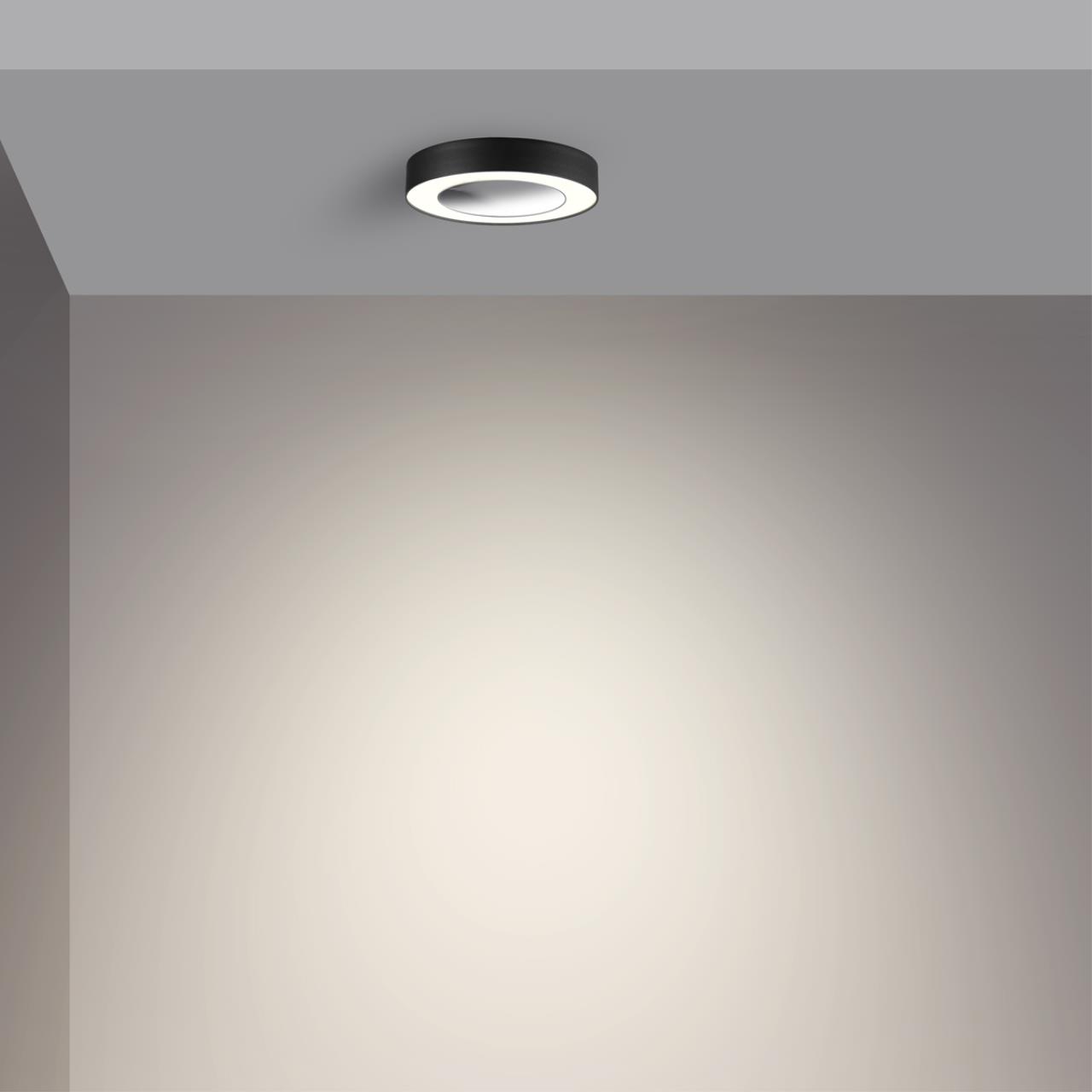 Светильник накладной светодиодный NOVOTECH OVER MIRROR черный LED*1 18W 3000К