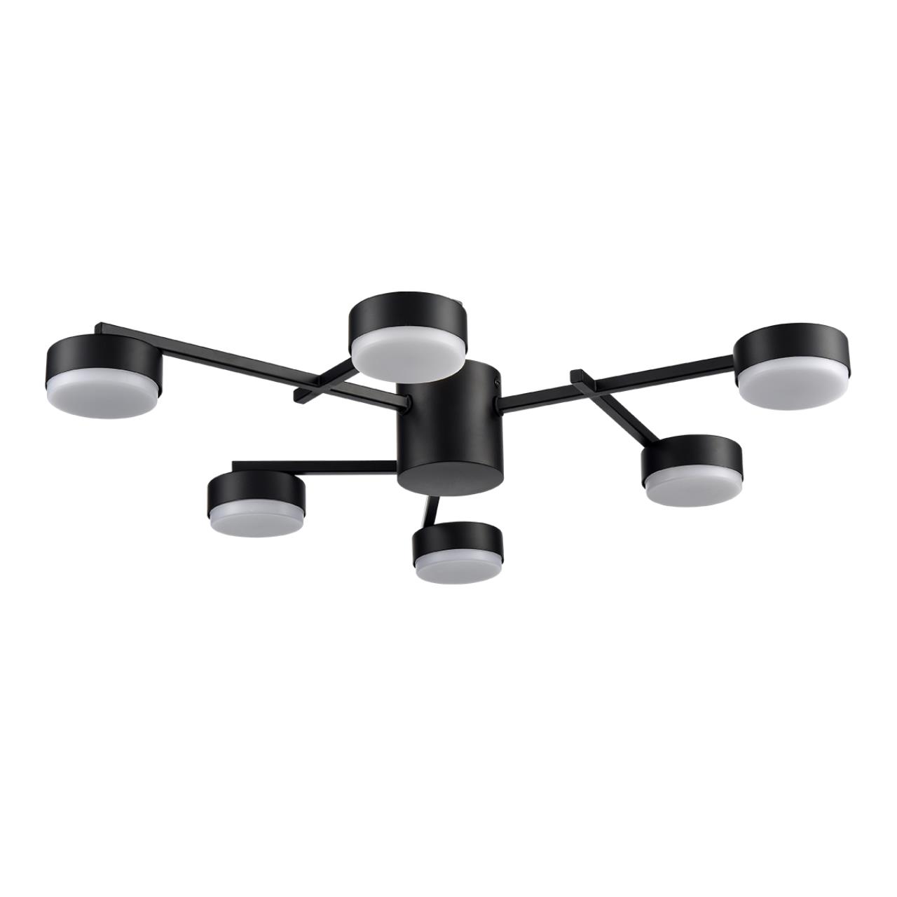 Люстра потолочная LUMION COMFI DABRA черный GX53*6 10W