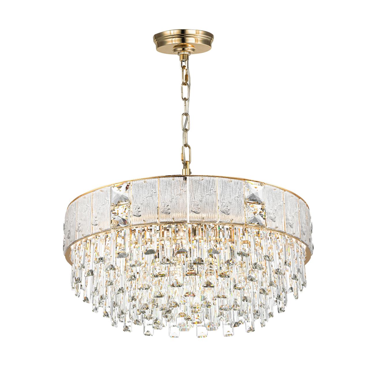 Люстра ODEON LIGHT HALL FIESTA золотой E14*12 10W