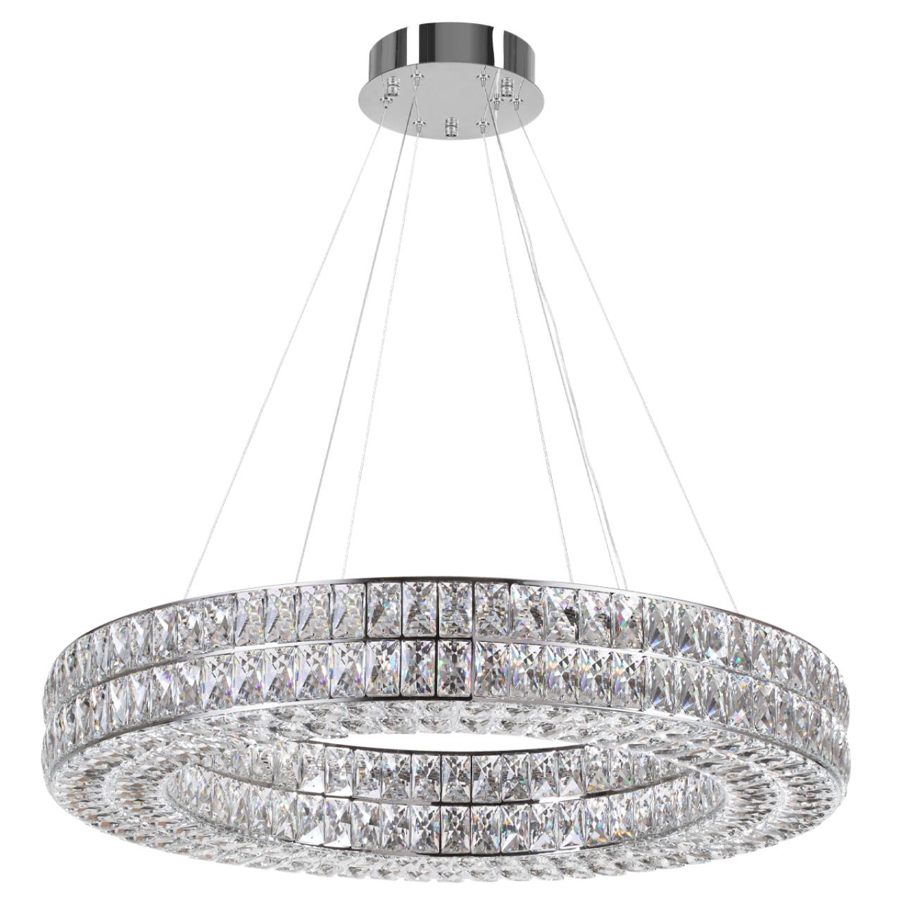 Люстра ODEON LIGHT L-VISION PANTA хром LED*1 85W