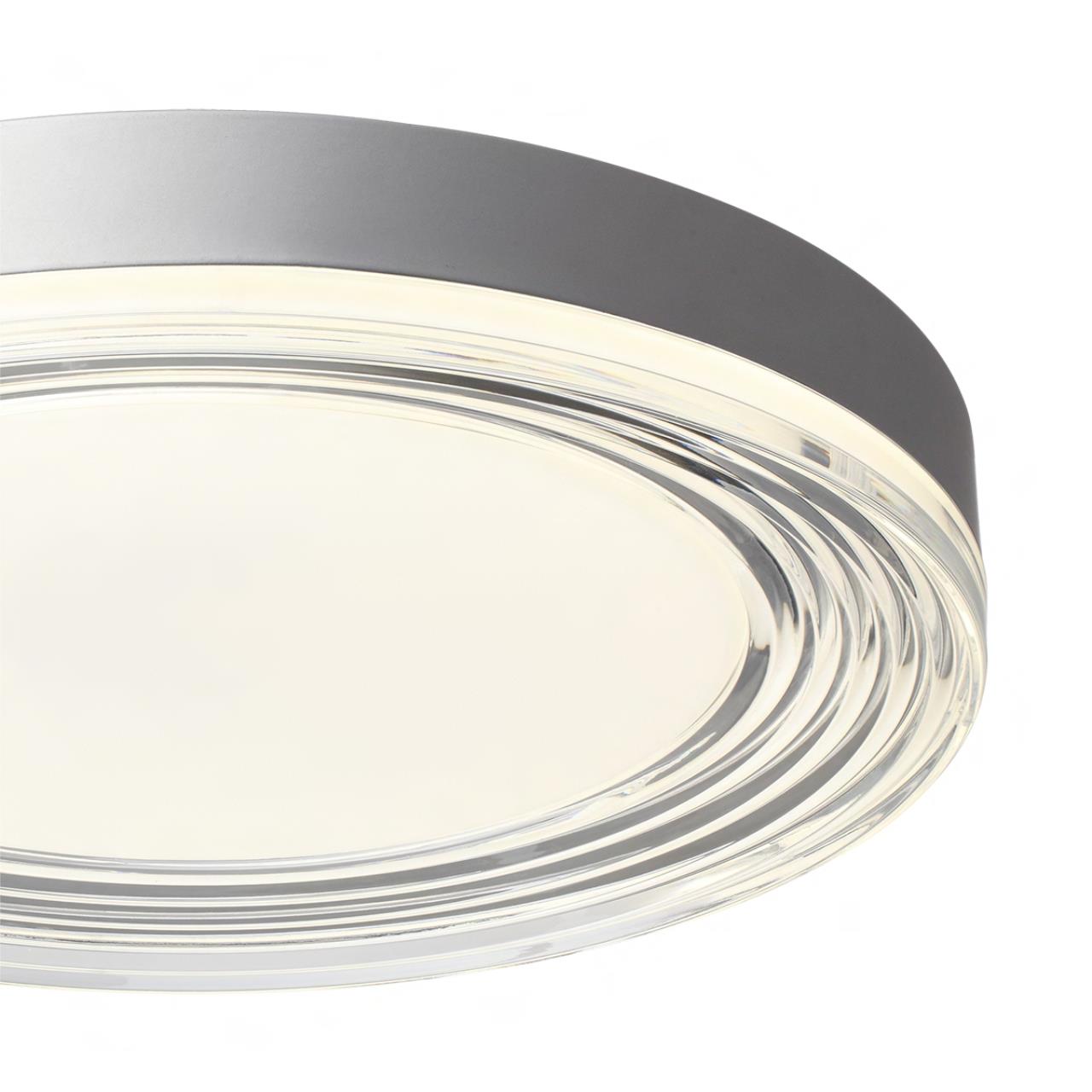 Настенно-потолочный светильник SONEX MITRA LED INFINITA серебристый LED*1 76W
