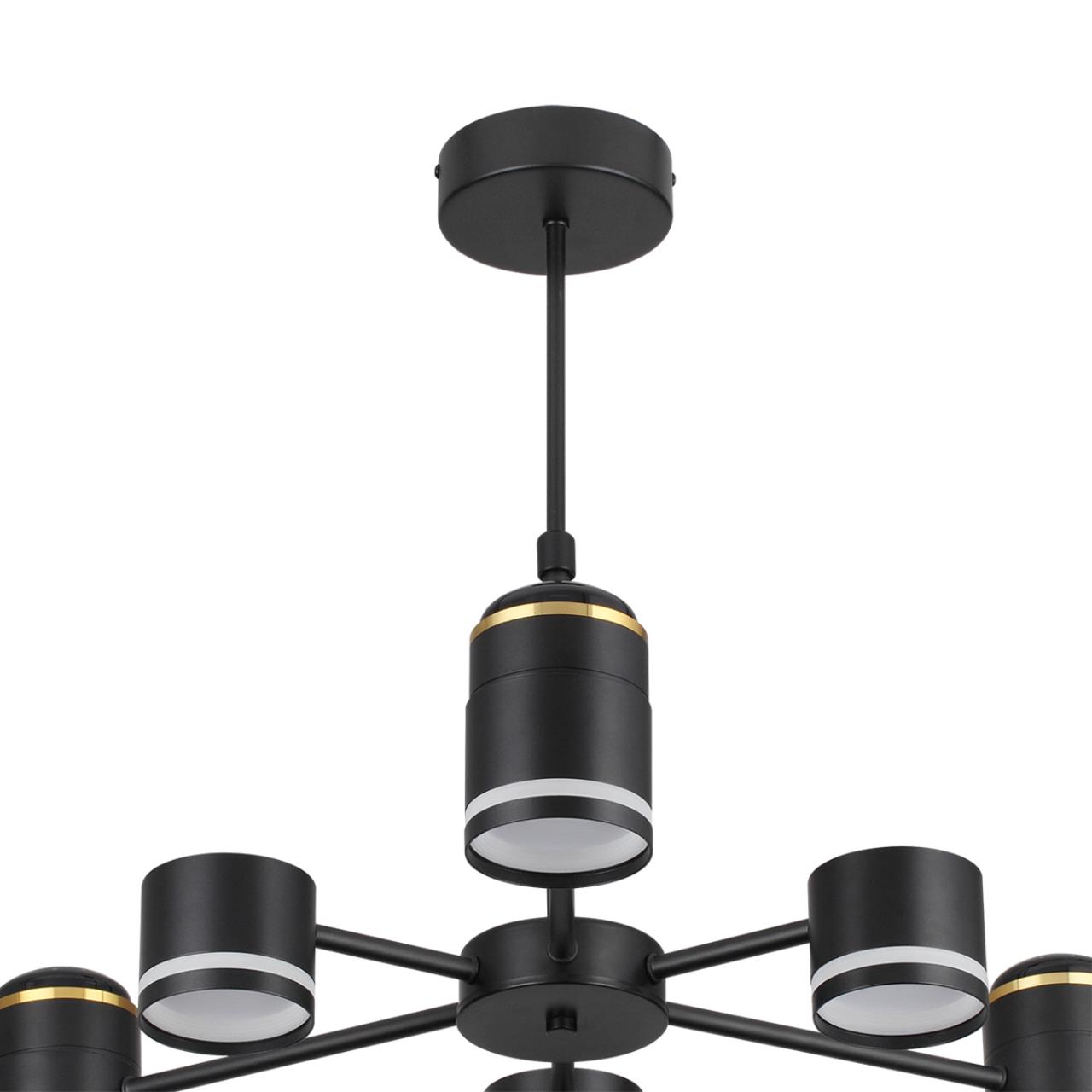 Люстра на штанге LUMION COMFI VIRSAVA черный GX53*6 10W