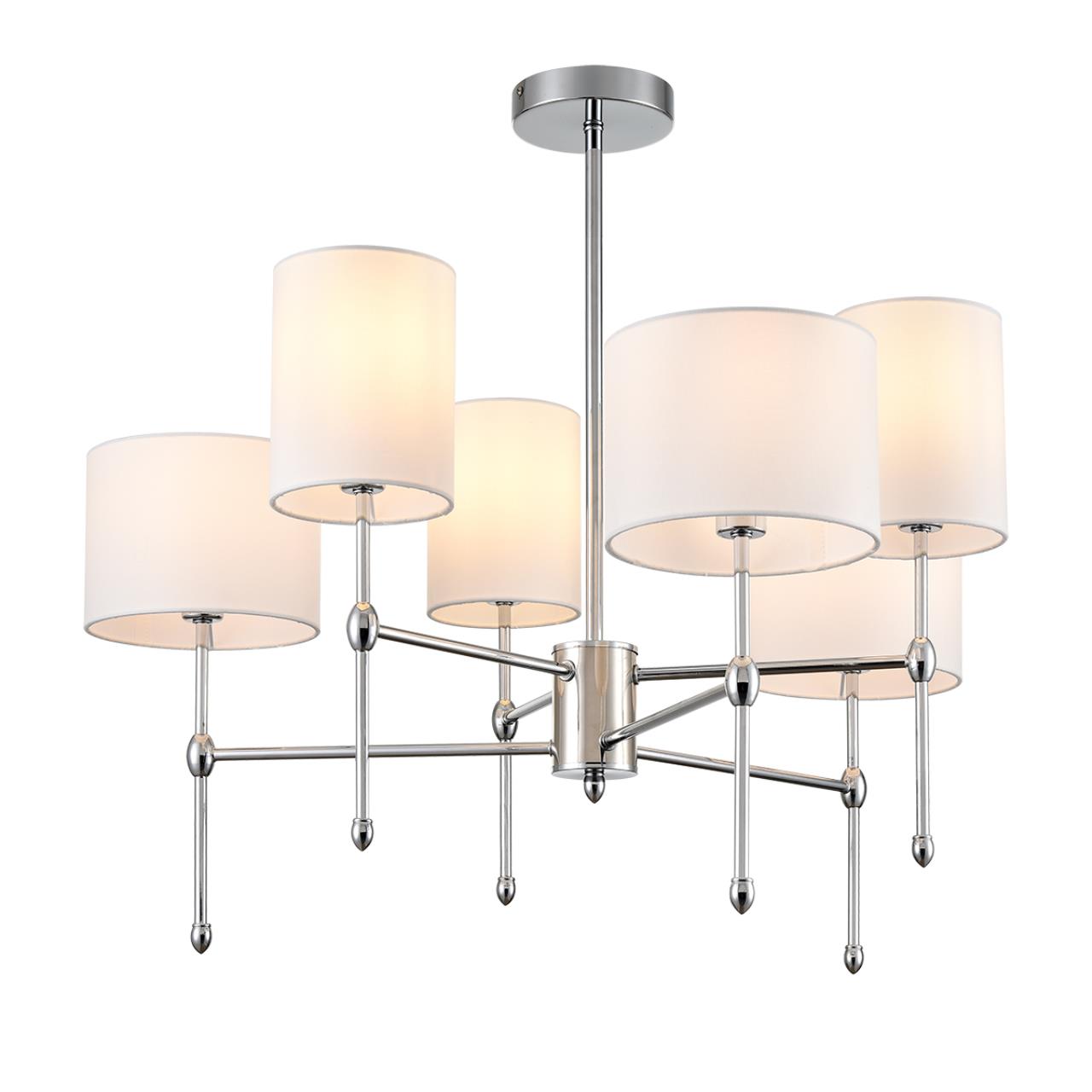 Люстра на штанге LUMION CLASSI LATTI хром E14*6 10W