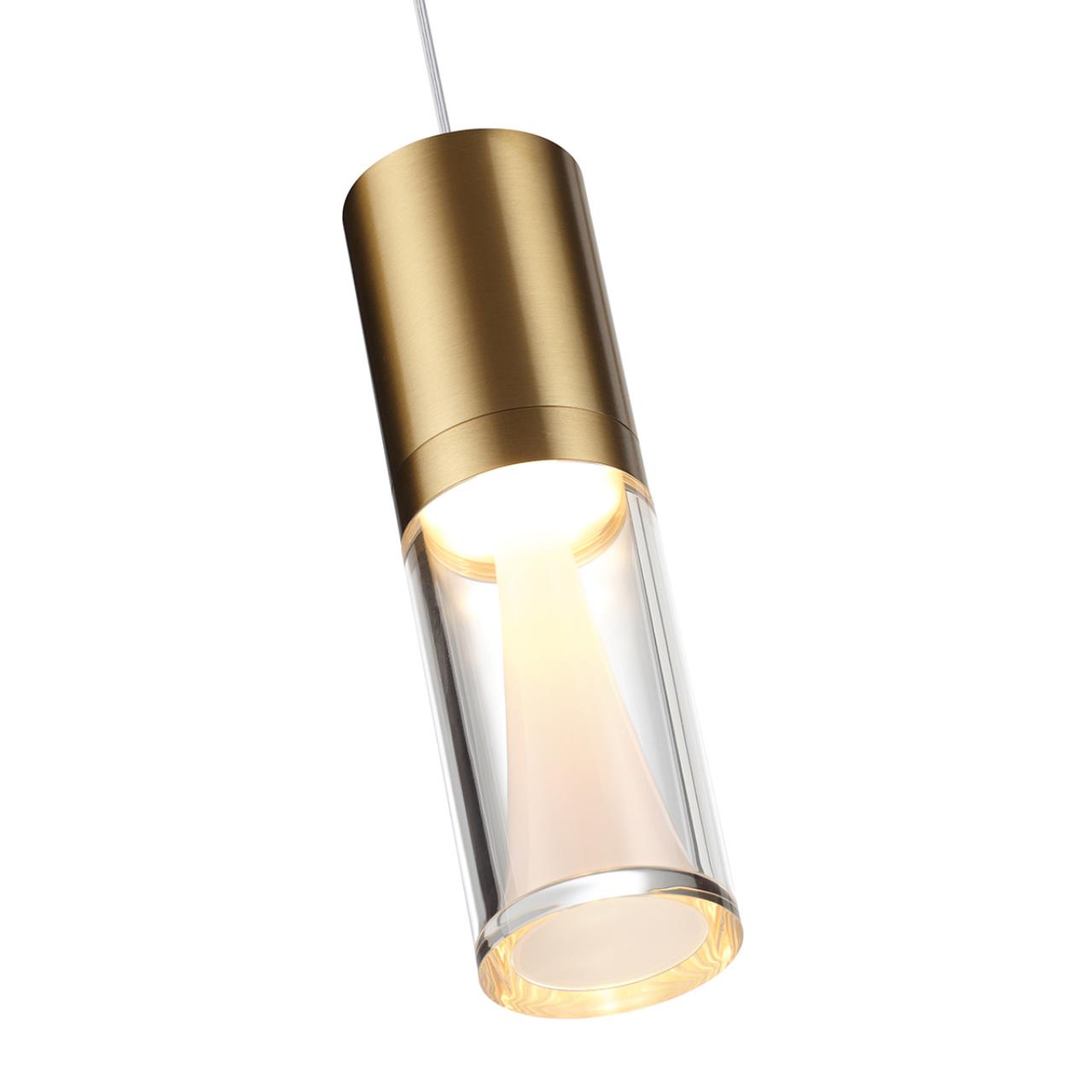 Подвесной светильник ODEON LIGHT HIGHTECH DEFANCE бронзовый LED*1 4W