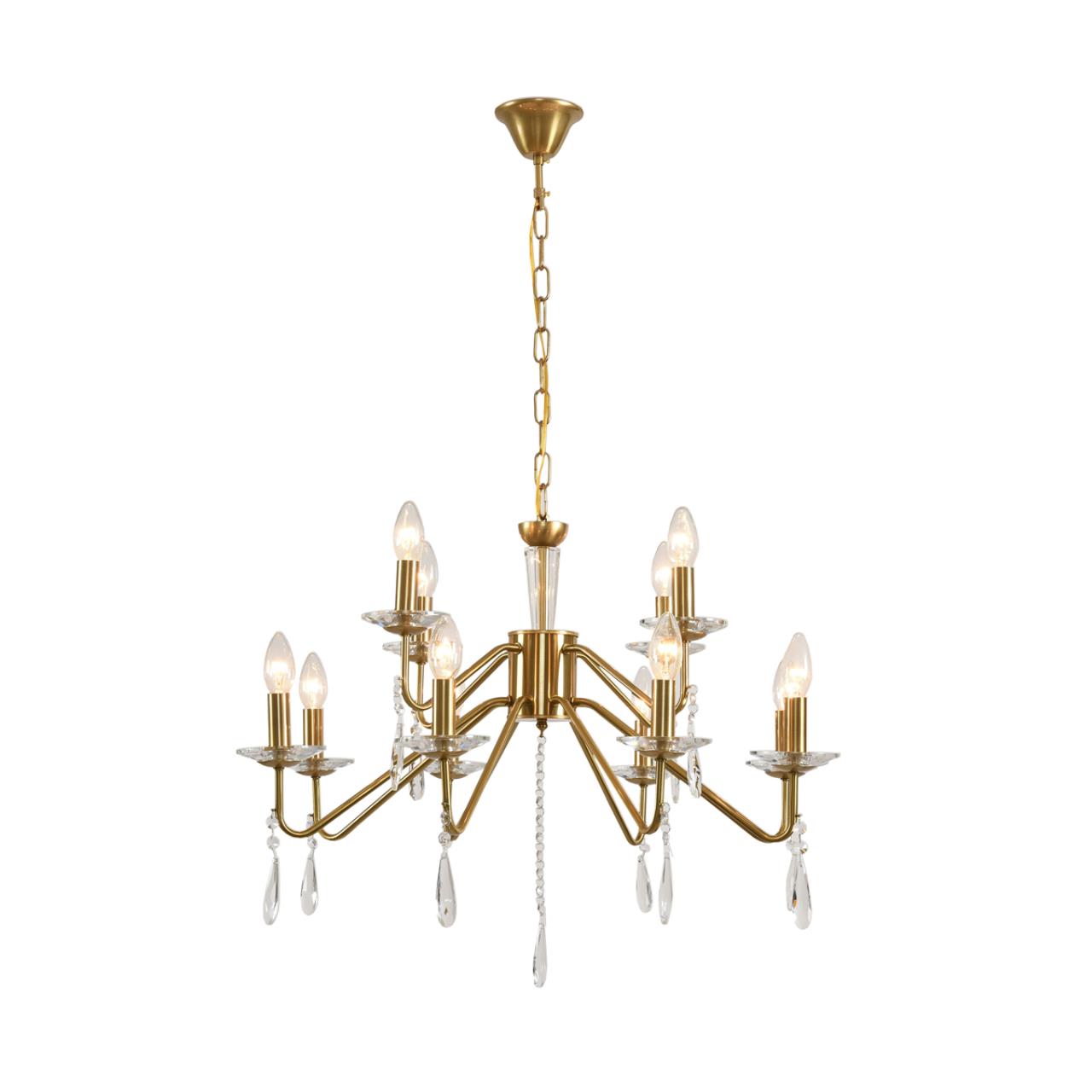 Люстра LUMION CLASSI SEVERINA золотой E14*12 10W