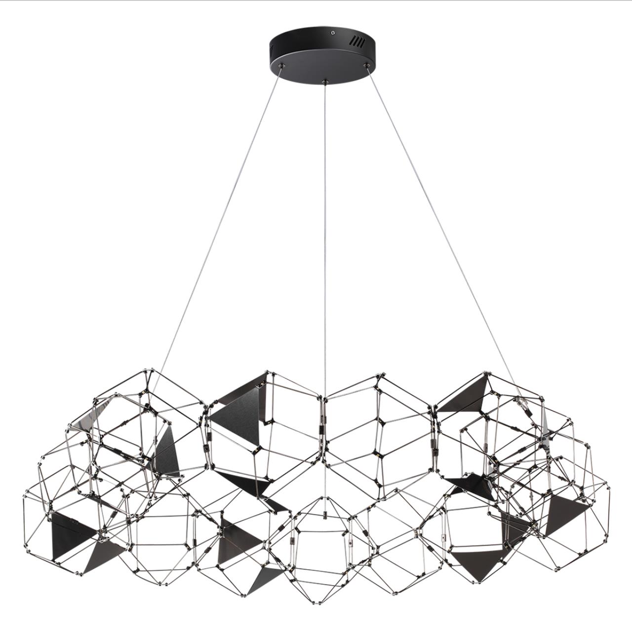 Люстра ODEON LIGHT L-VISION TRELLIS черный LED*1 68W