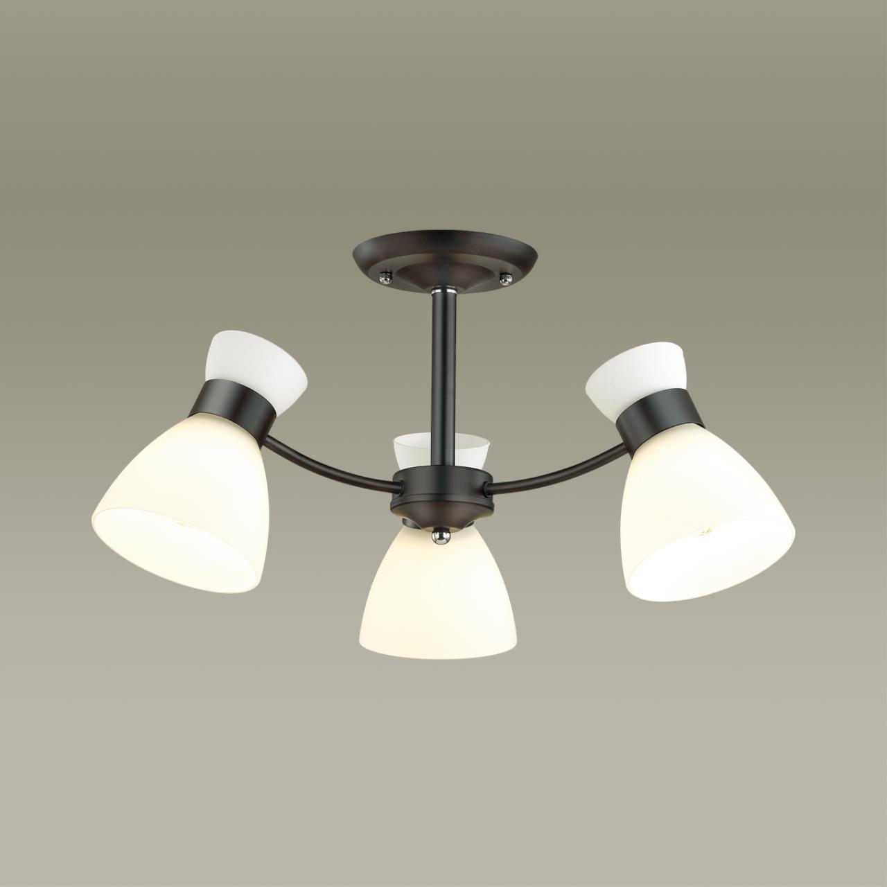 Люстра потолочная LUMION COMFI WILMA черный E27*3 10W
