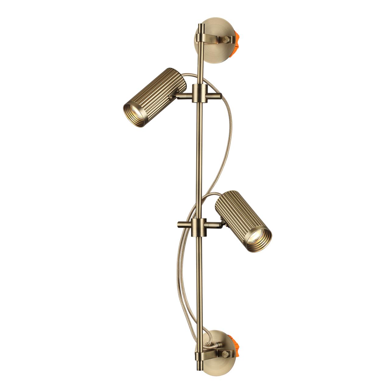 Настенный светильник ODEON LIGHT HIGHTECH MANCHESTER бронзовый GU10*2 10W