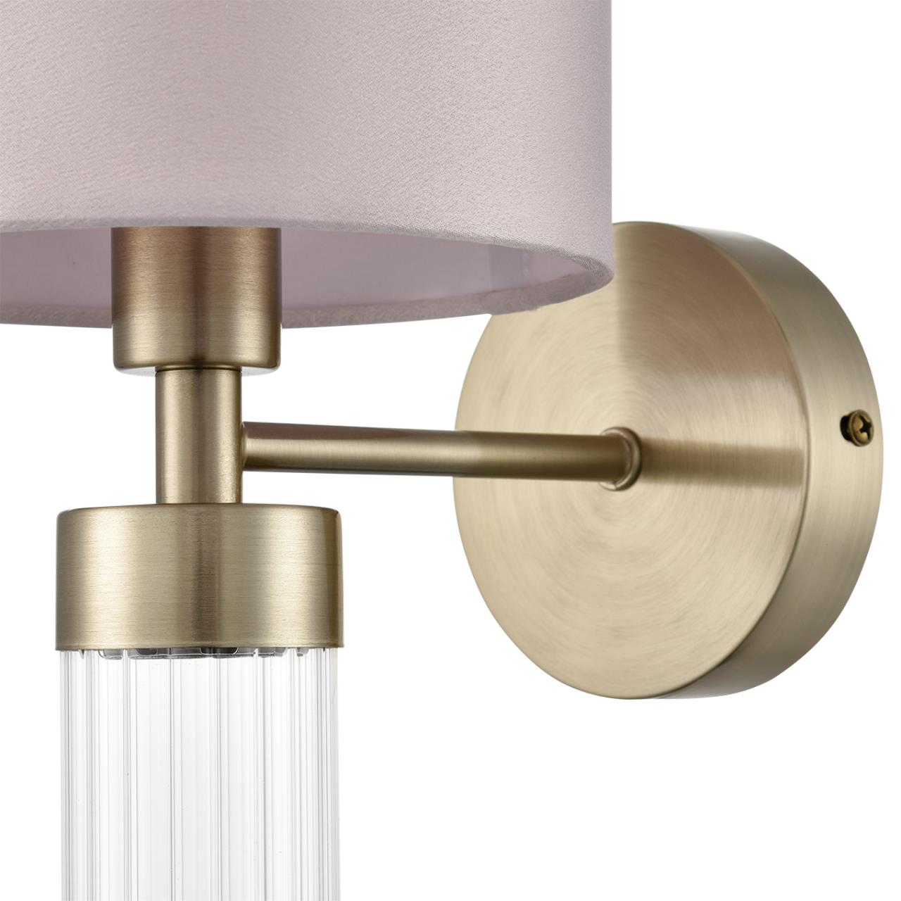 Бра LUMION MODERNI DAMONA латунь E14*1 10W плафон бежев