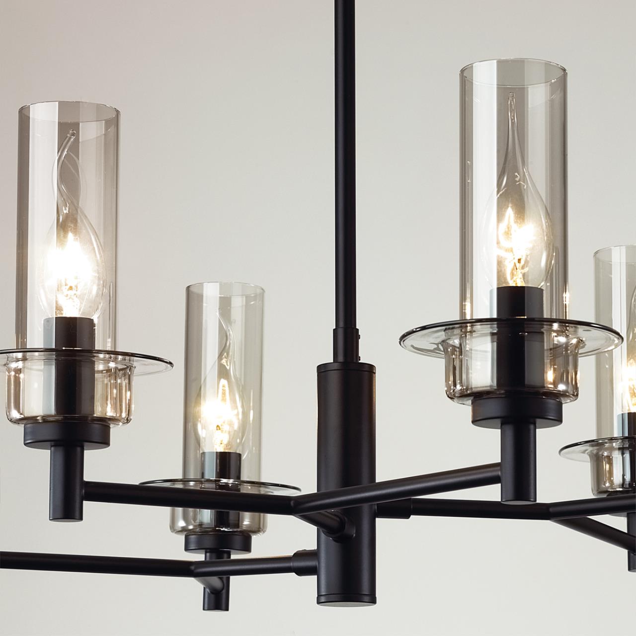 Люстра на штанге LUMION CLASSI MADONNA черный E14*6 10W