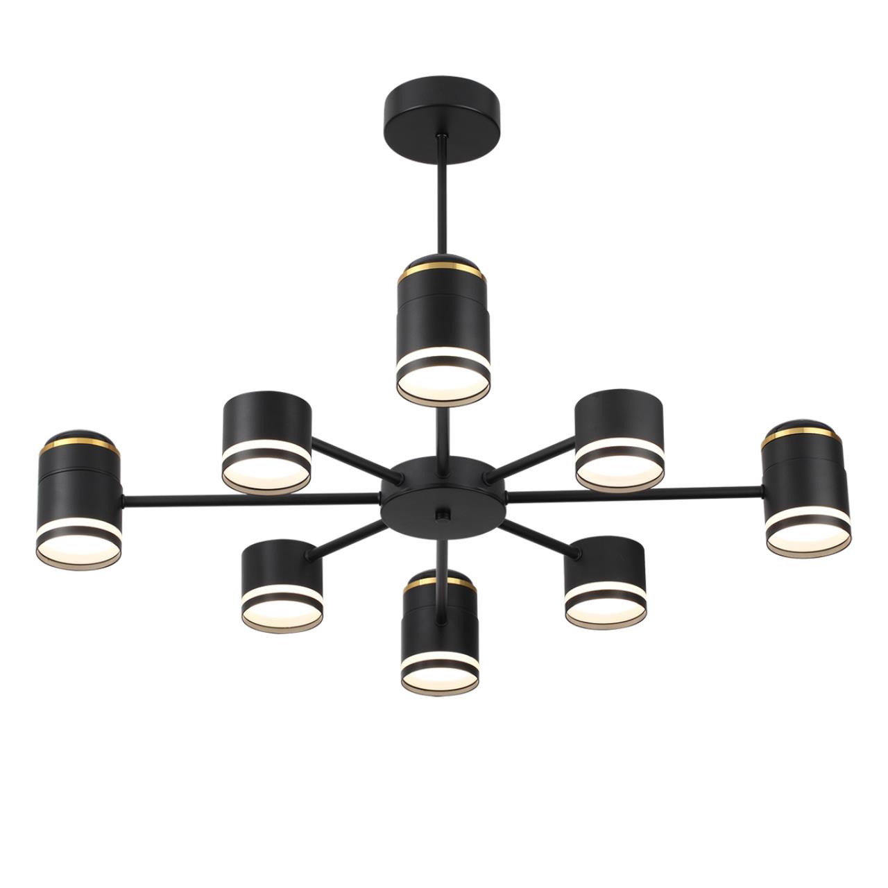Люстра на штанге LUMION COMFI VIRSAVA черный GX53*8 10W