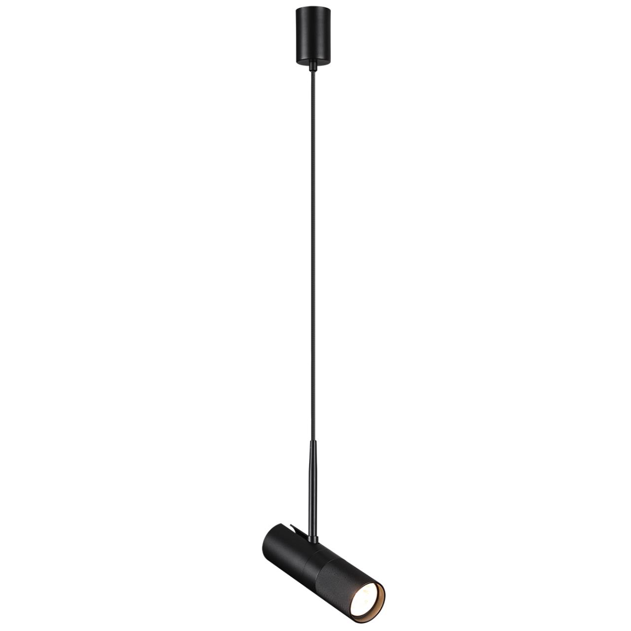 Подвесной светильник ODEON LIGHT HIGHTECH BULLET черный GU10*1 10W плафон черный