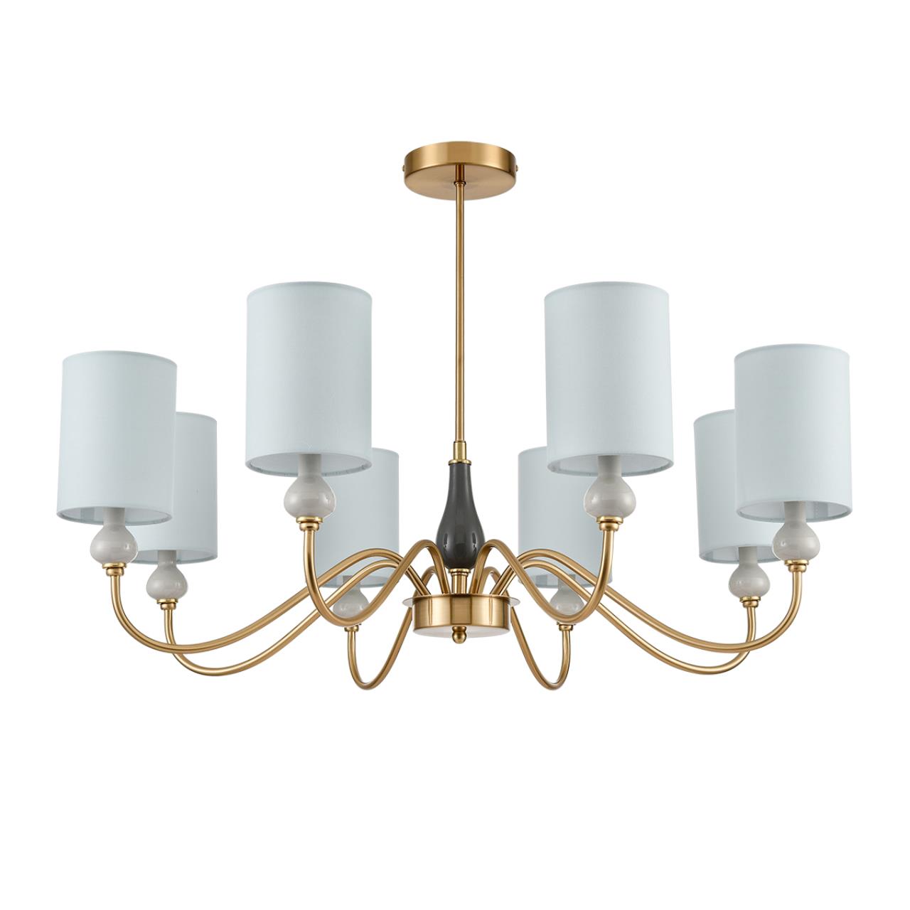 Люстра на штанге LUMION CLASSI ANRI латунь E14*8 10W