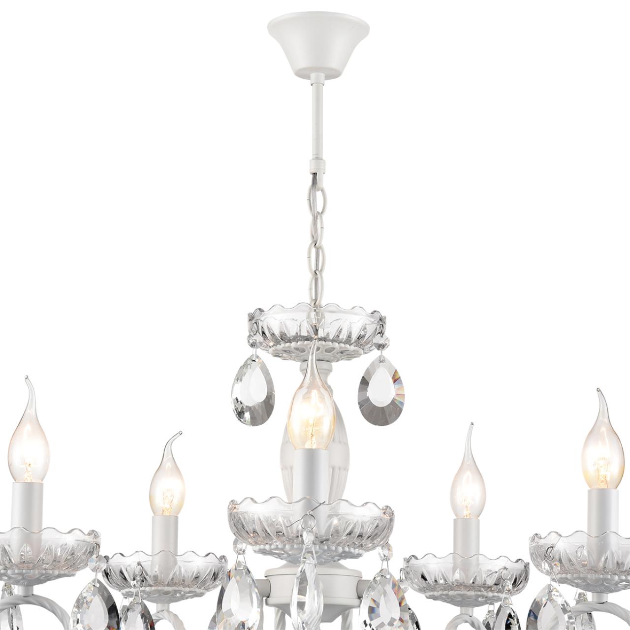 Люстра LUMION CLASSI SNOW белый E14*5 10W