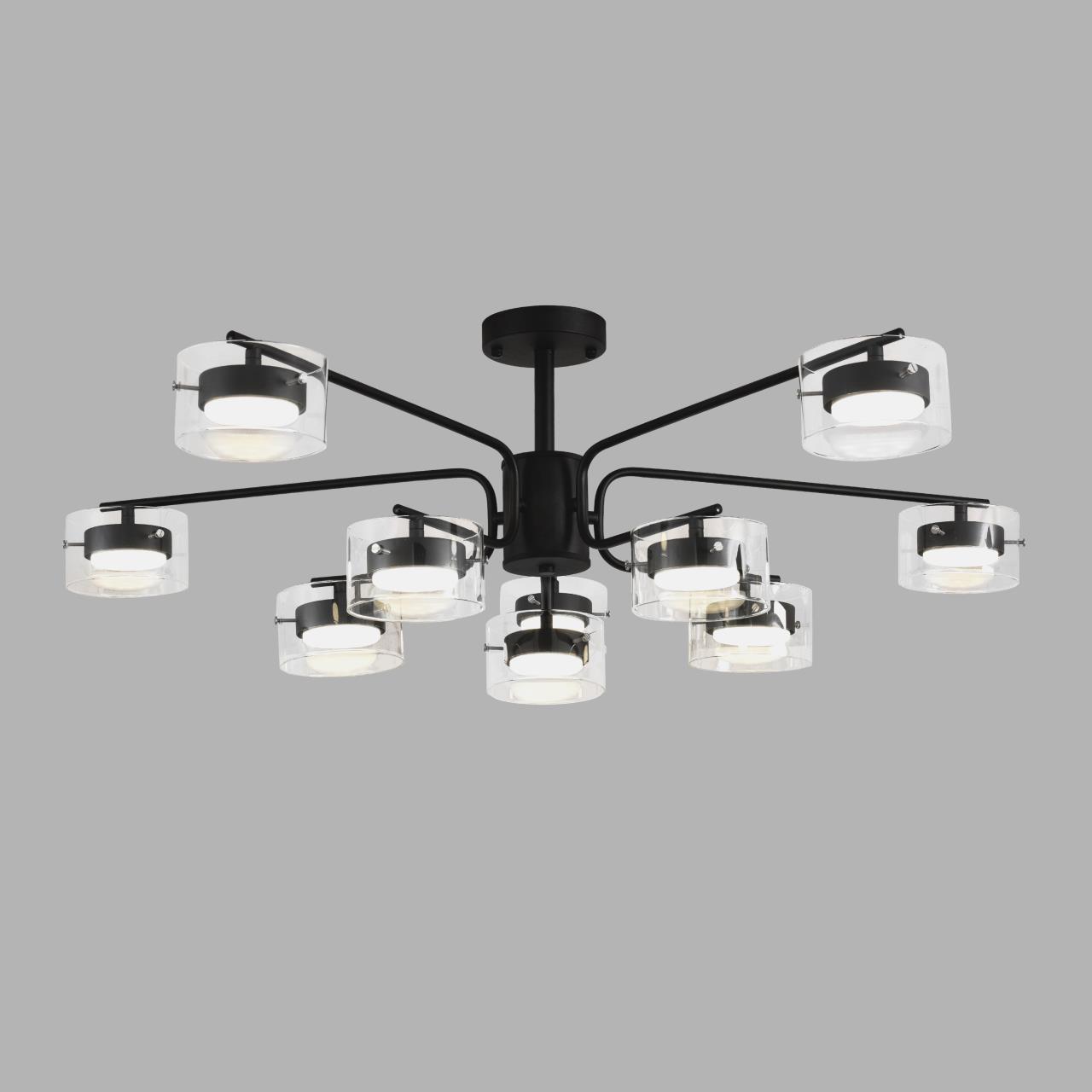 Светильник потолочный LUMION COMFI NATALINA черный GX53*10 10W