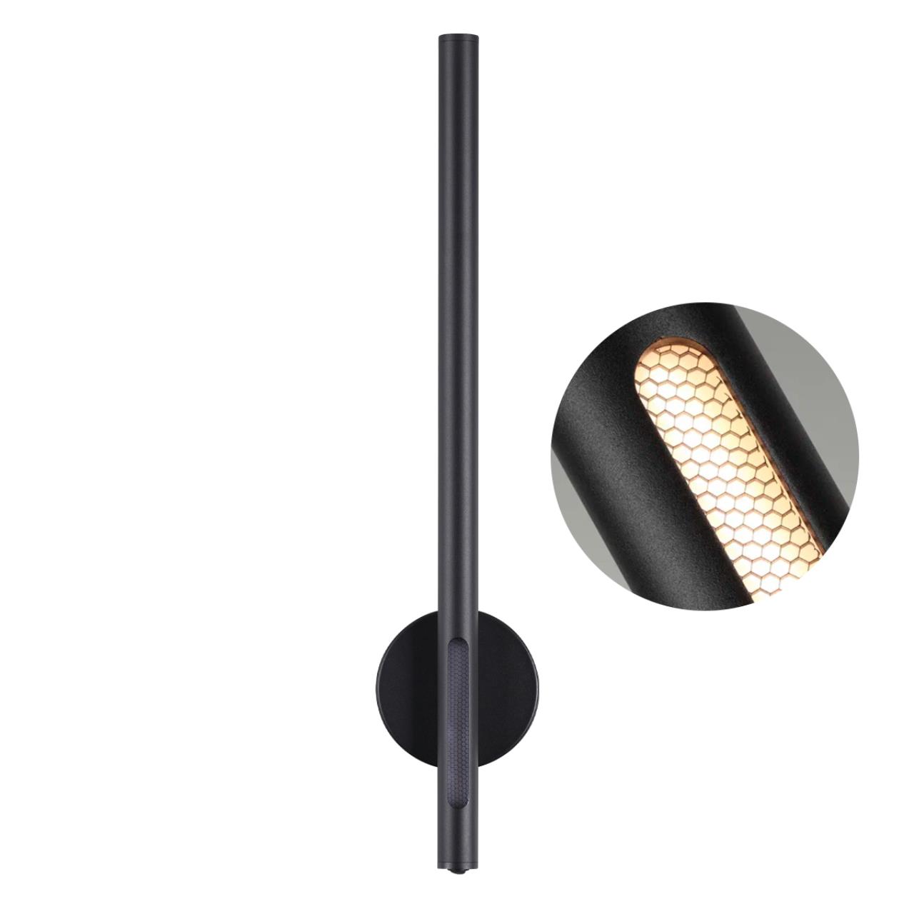 Настенный светильник ODEON LIGHT HIGHTECH MALI черный LED*1 12W