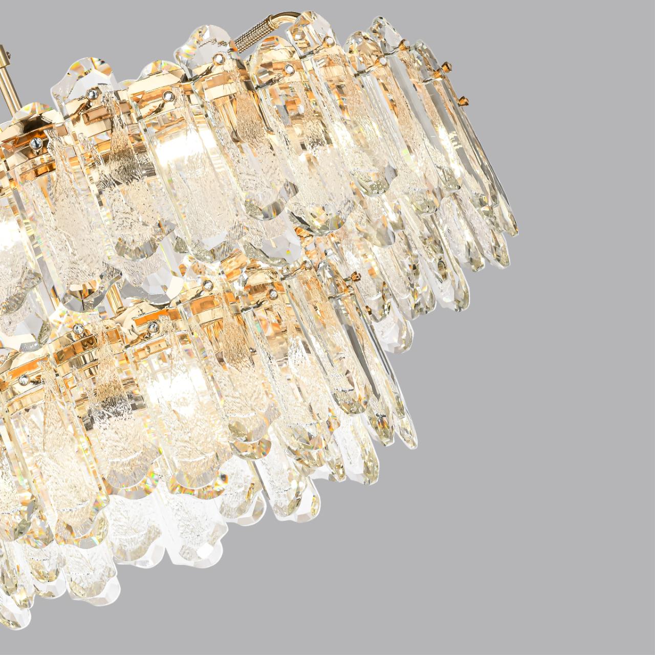 Люстра ODEON LIGHT HALL BULLON золотой E14*22 10W