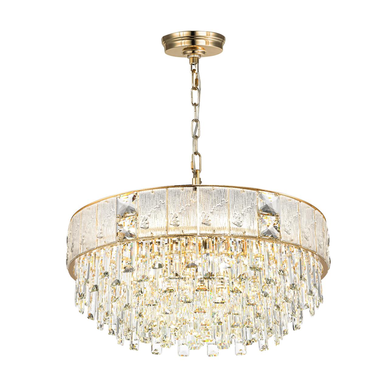 Люстра ODEON LIGHT HALL FIESTA золотой E14*12 10W