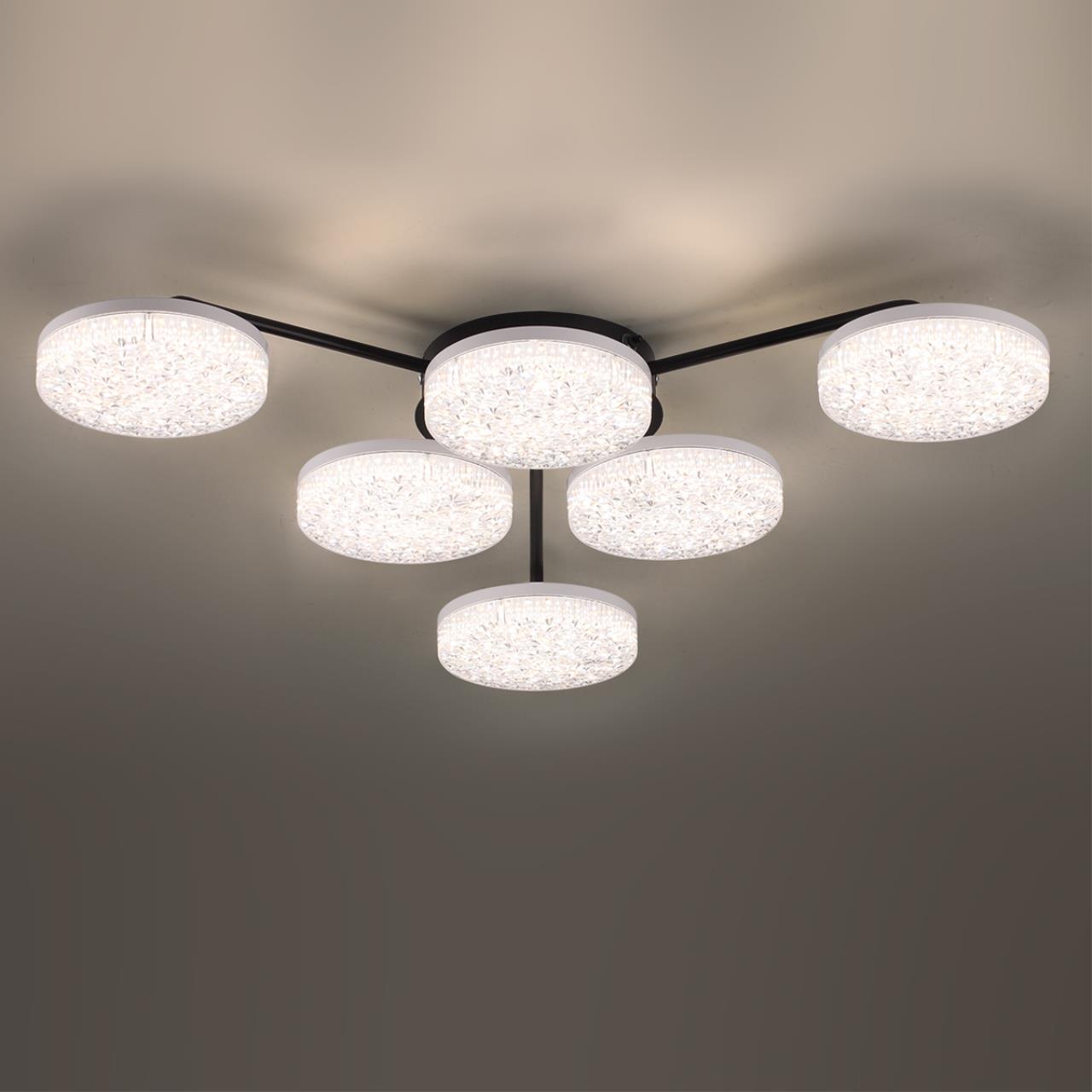 Люстра потолочная LUMION LEDIO DIDANA черный LED*1 85W