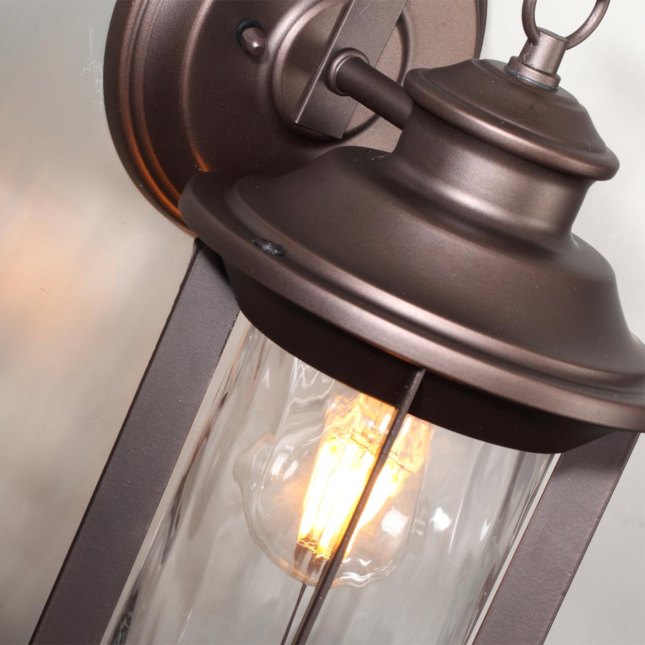 Уличный настенный светильник ODEON LIGHT NATURE MAVRET коричневый