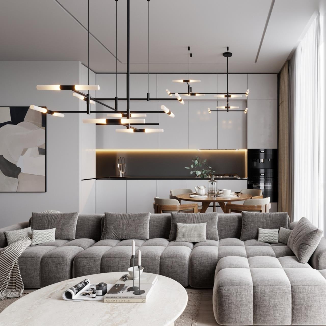 Потолочный светильник ODEON LIGHT HIGHTECH SOHO черный G9*16 10W