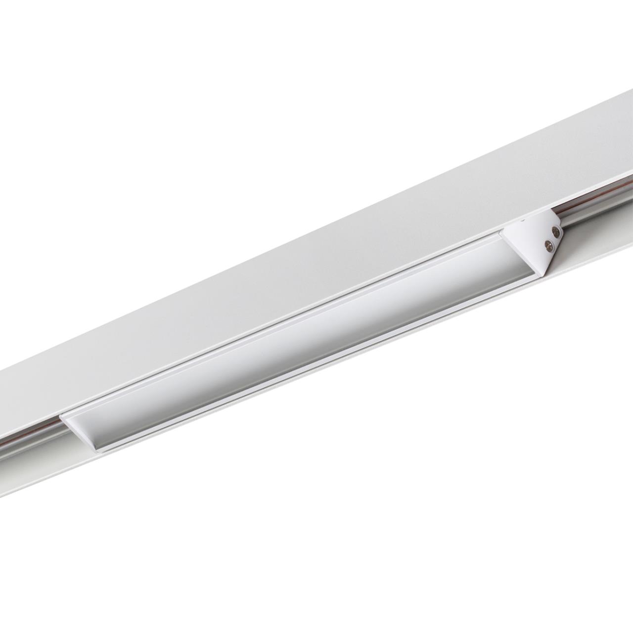 Трековый светильник для низковольного шинопровода NOVOTECH SHINO FLUM белый LED*1 12W 4000К опал