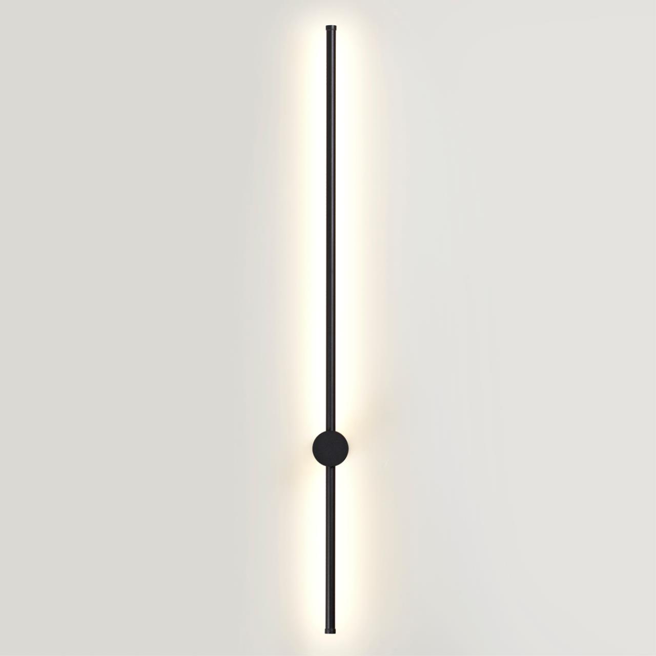 Настенный светильник ODEON LIGHT HIGHTECH FILLINI черный LED*1 1*18W 3000К плафон белый