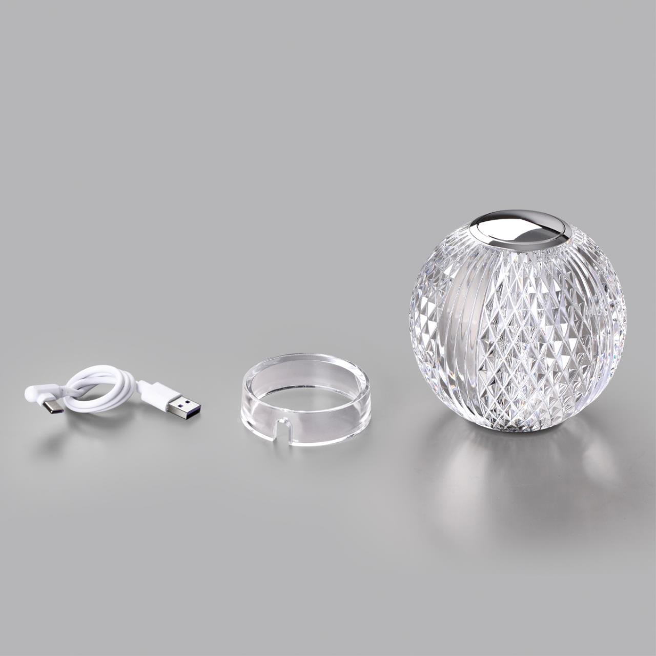 Настольный светильник ODEON LIGHT L-VISION CRYSTAL хром