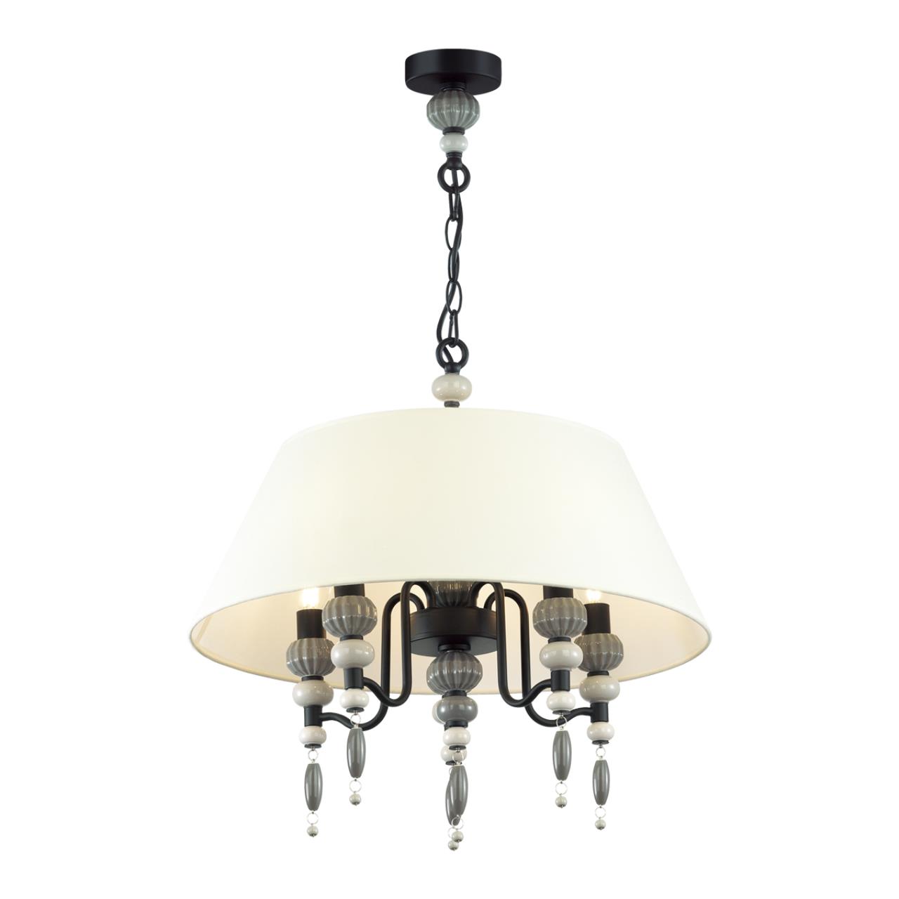 Люстра ODEON LIGHT EXCLUSIVE MODERN Sochi черный E14*5 10W  530 мм