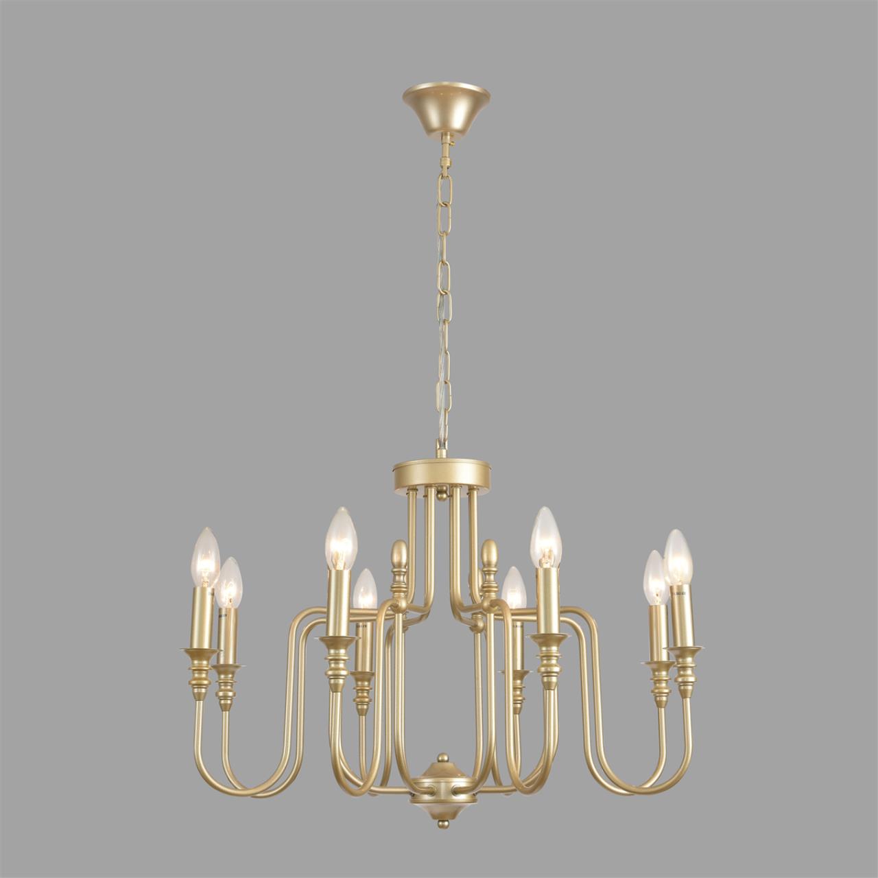 Люстра LUMION CLASSI SUANA золотой E14*8 10W