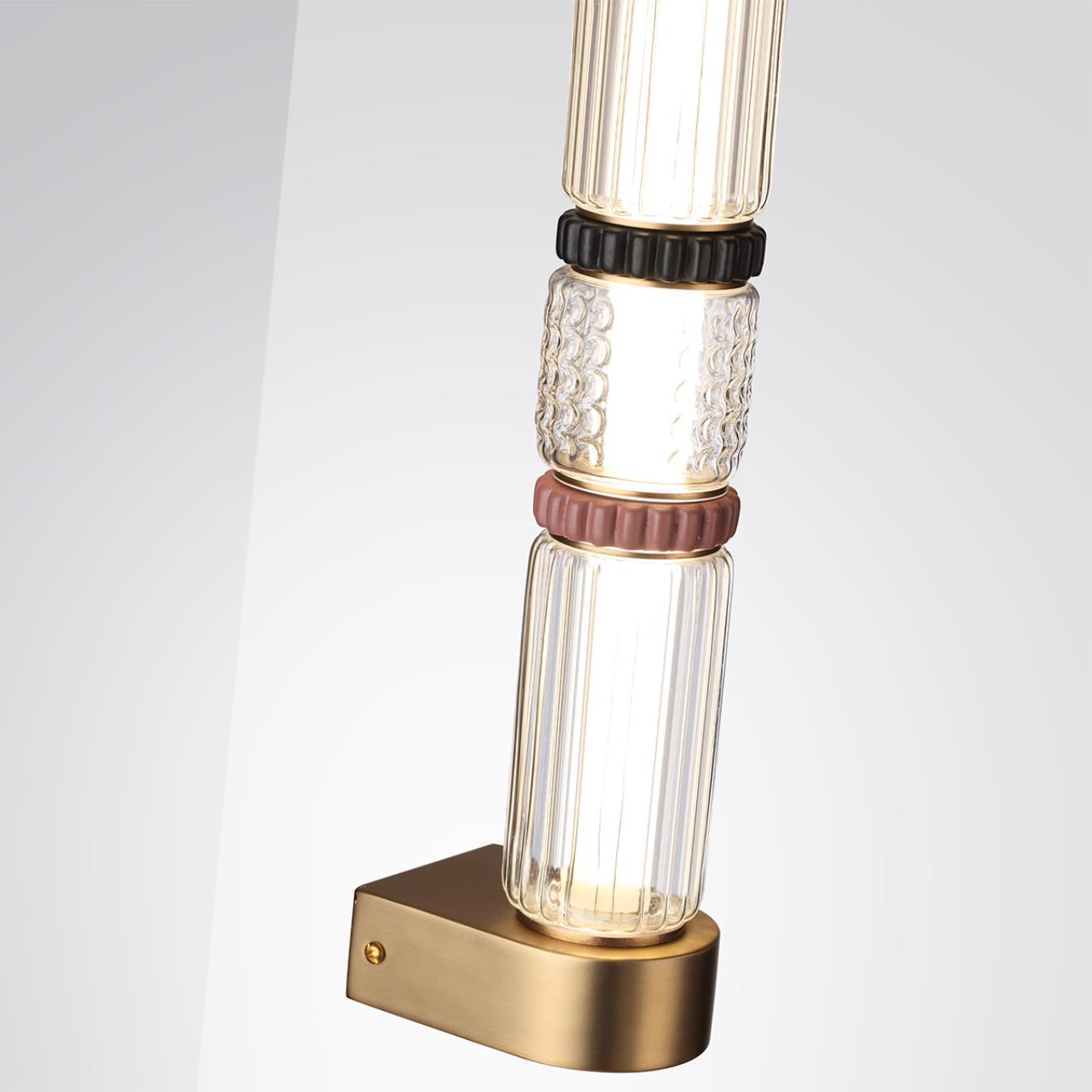 Настенный светильник ODEON LIGHT EXCLUSIVE L-VISION COLLIER античная бронза, латунь LED*1 12W
