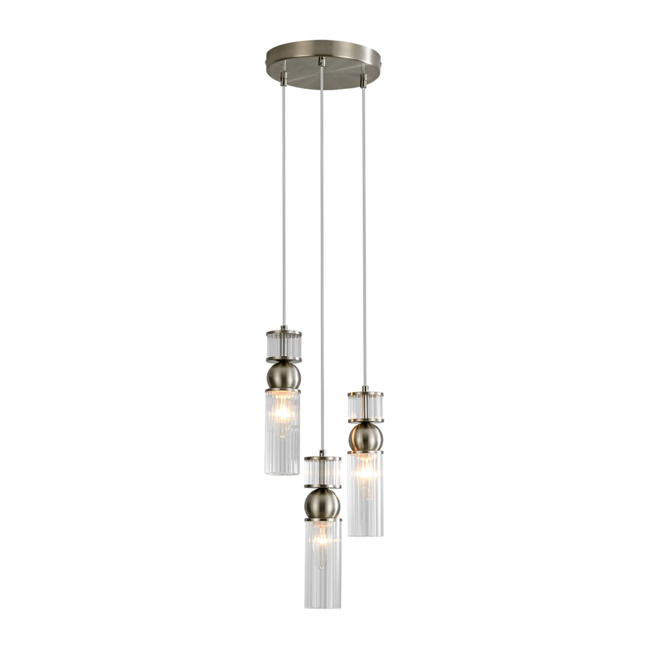 Подвес LUMION MODERNI DENVER никель E14*3 10W