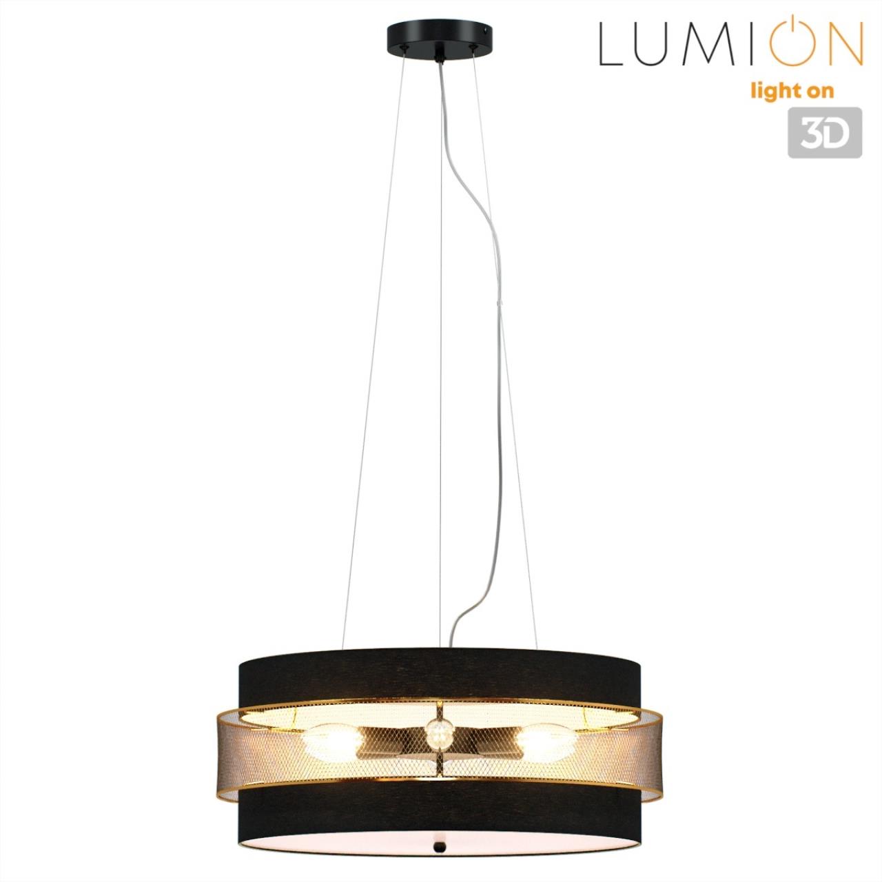 Потолочный светильник LUMION MODERNI ANIMAISA черный, золотой