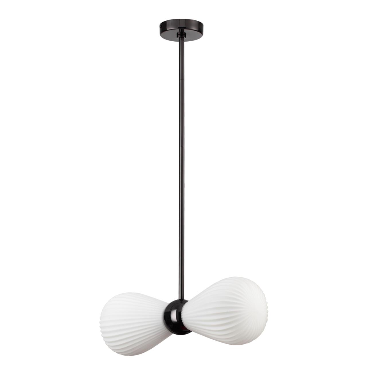 Подвес ODEON LIGHT EXCLUSIVE MODERN Elica черный E14*2 10W плафон белый