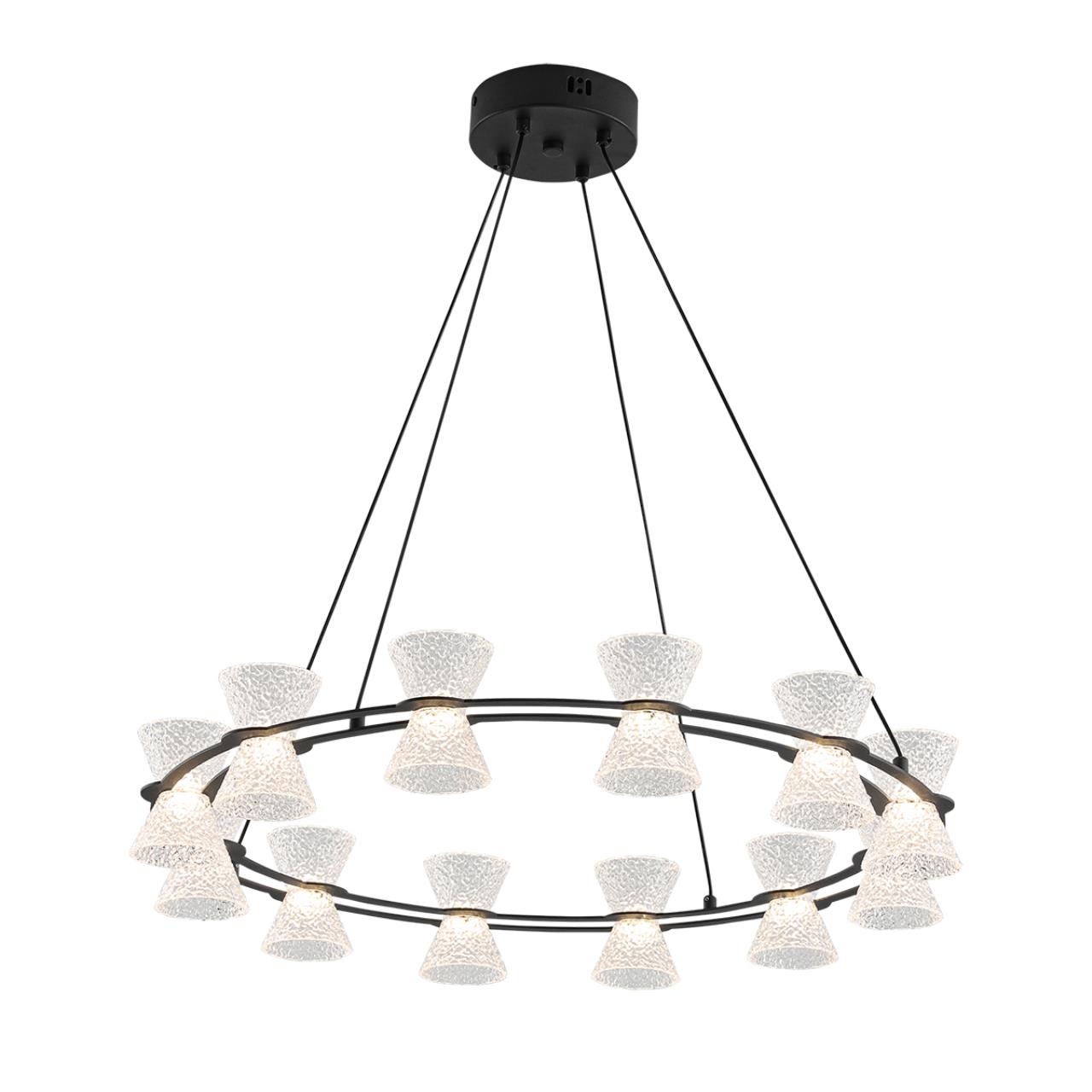 Люстра подвесная LUMION LEDIO VINORA черный LED*1 42W
