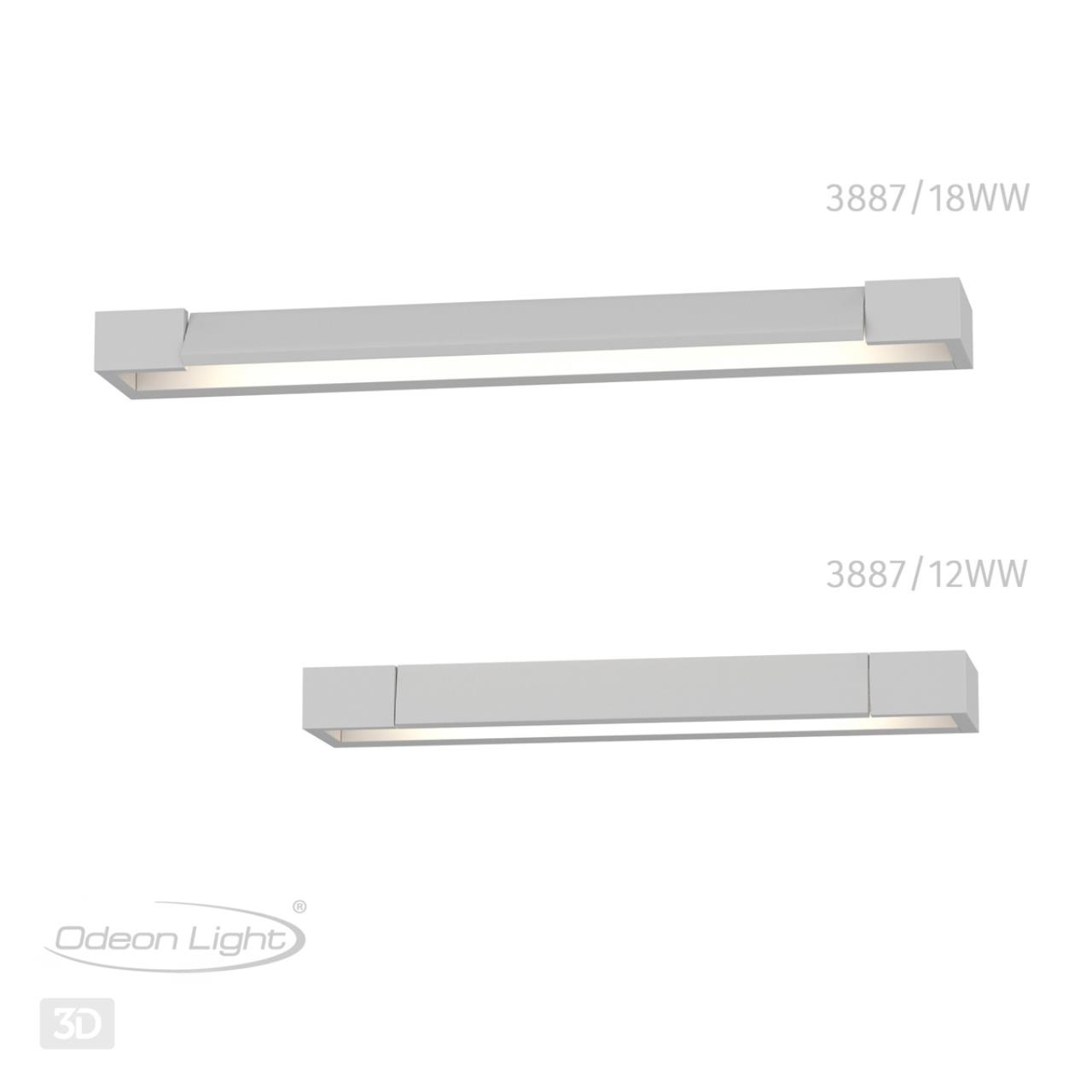 Настенный светильник ODEON LIGHT HIGHTECH ARNO белый LED*1 12W