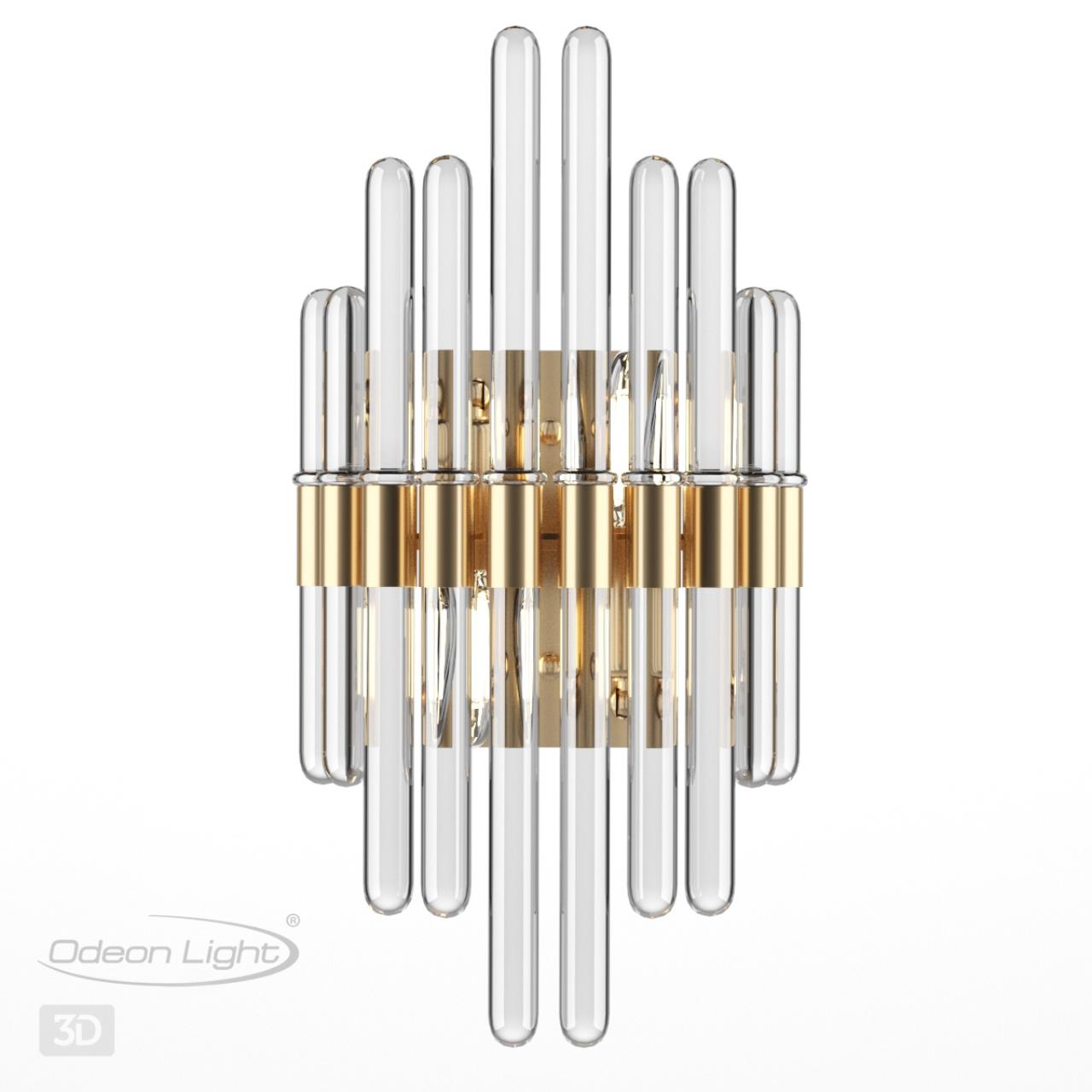 Настенный светильник ODEON LIGHT HALL STIKA золотой