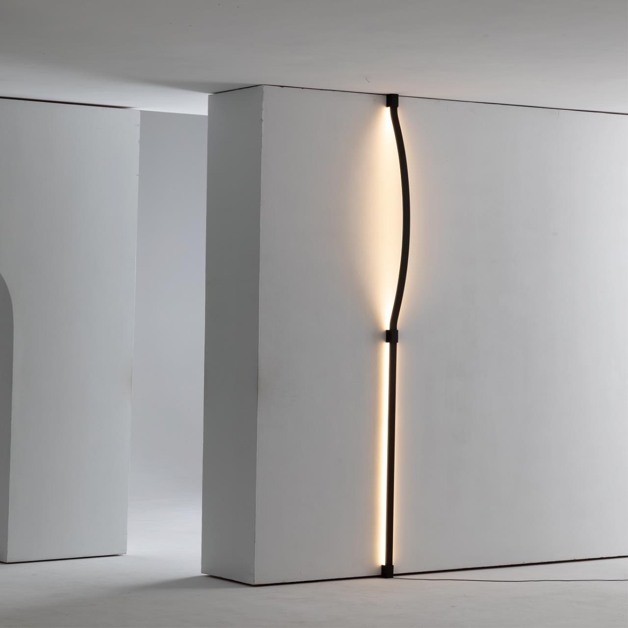 Дуговой элемент ODEON LIGHT HIGHTECH FINO черный LED*1 14W