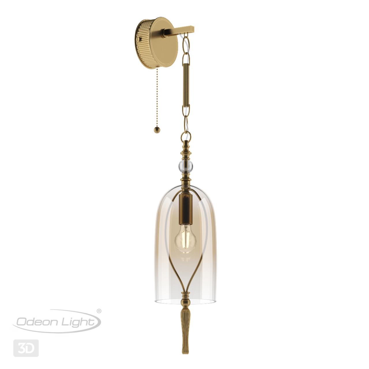 Настенный светильник ODEON LIGHT EXCLUSIVE NEO BELL бронзовый