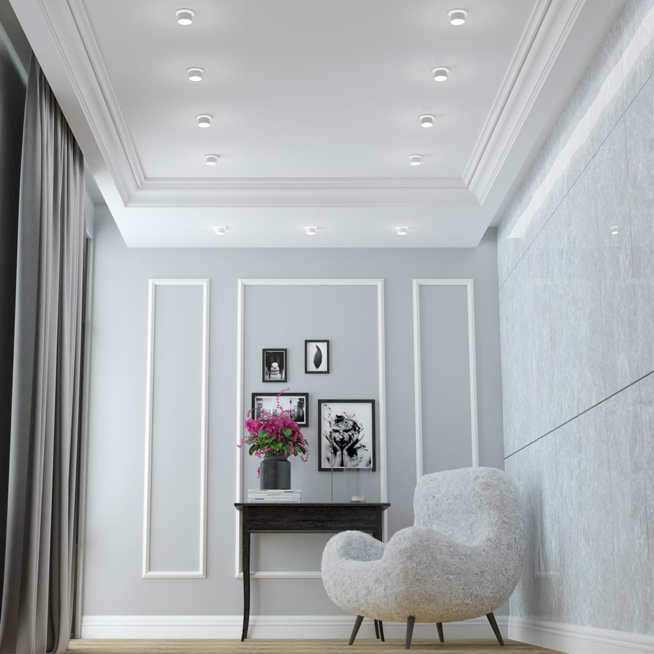 Светильник встраиваемый NOVOTECH SPOT LIRIO белый GU10*1 10W 98 мм