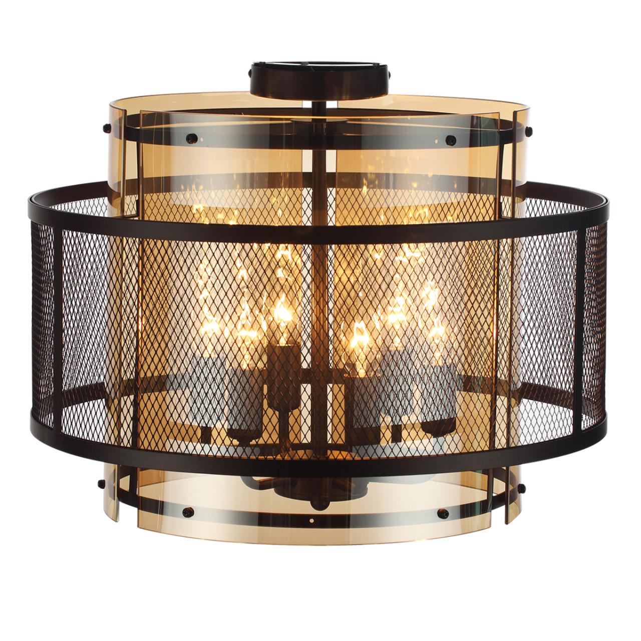 Люстра потолочная LUMION MODERNI ZARINA черный E14*6 10W