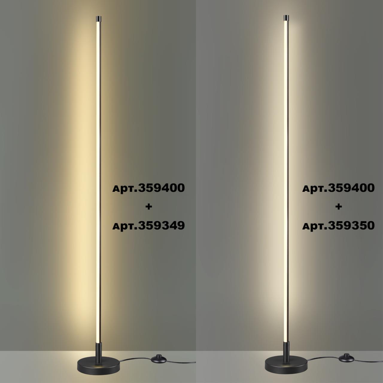 Светильник линейный светодиодный NOVOTECH KONST VITZ черный LED*1 20W