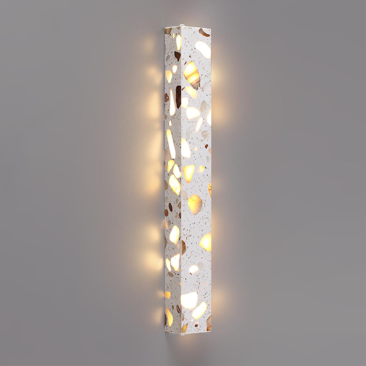 Настенный светильник ODEON LIGHT L-VISION TERRAZZO бронзовый LED*1 15W