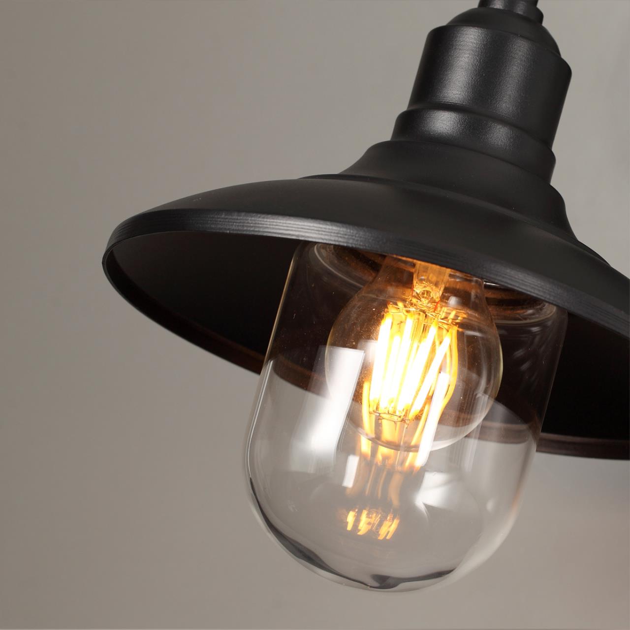 Уличный настенный светильник ODEON LIGHT NATURE CAMPA черный