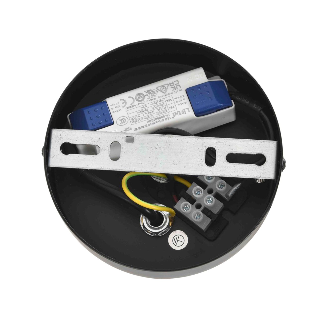 Подвес LUMION LEDIO CAMOMILE черный LED*1 9W 3000К