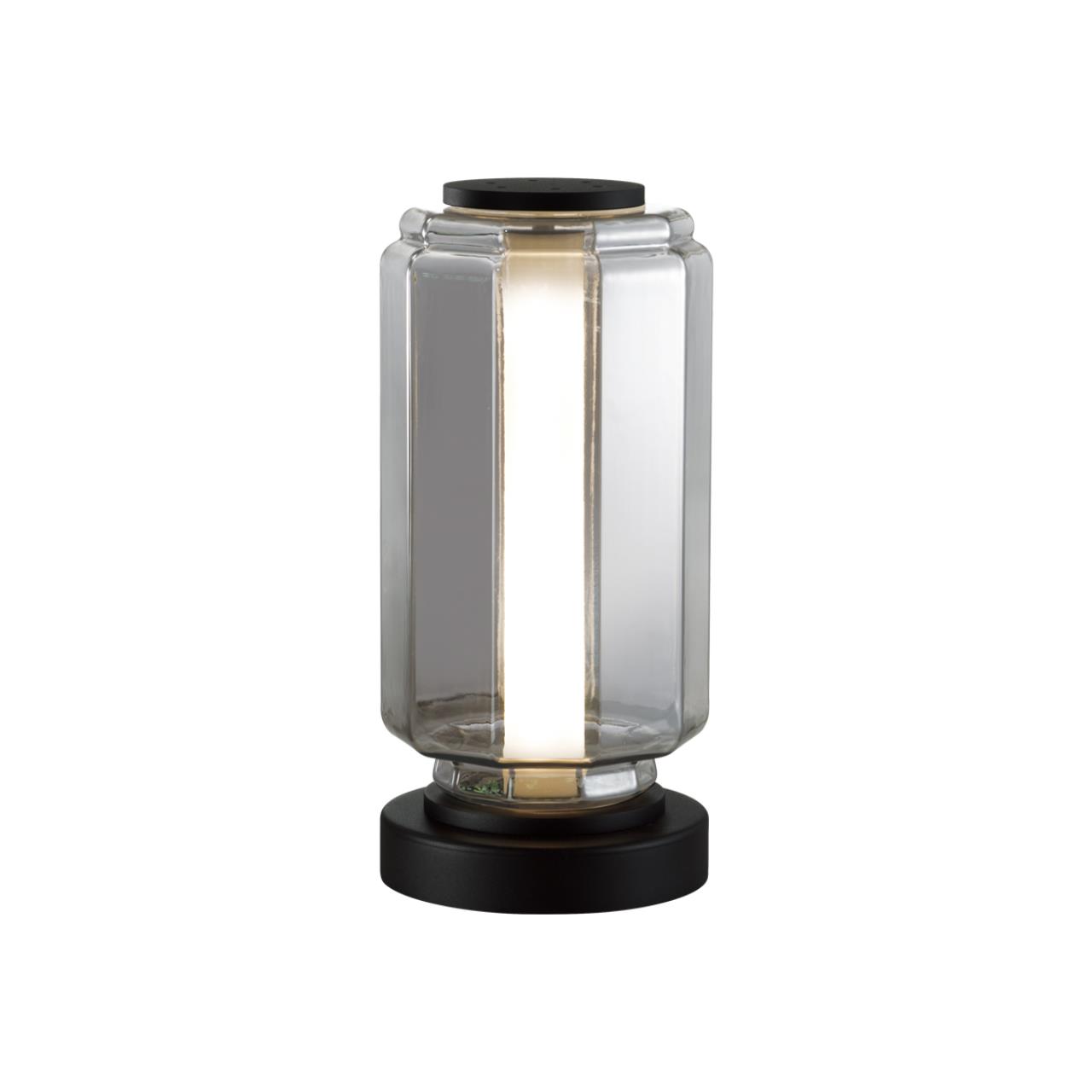 Настольная лампа ODEON LIGHT EXCLUSIVE HIGHTECH JAM черный LED*1 10W 3000К плафон серый