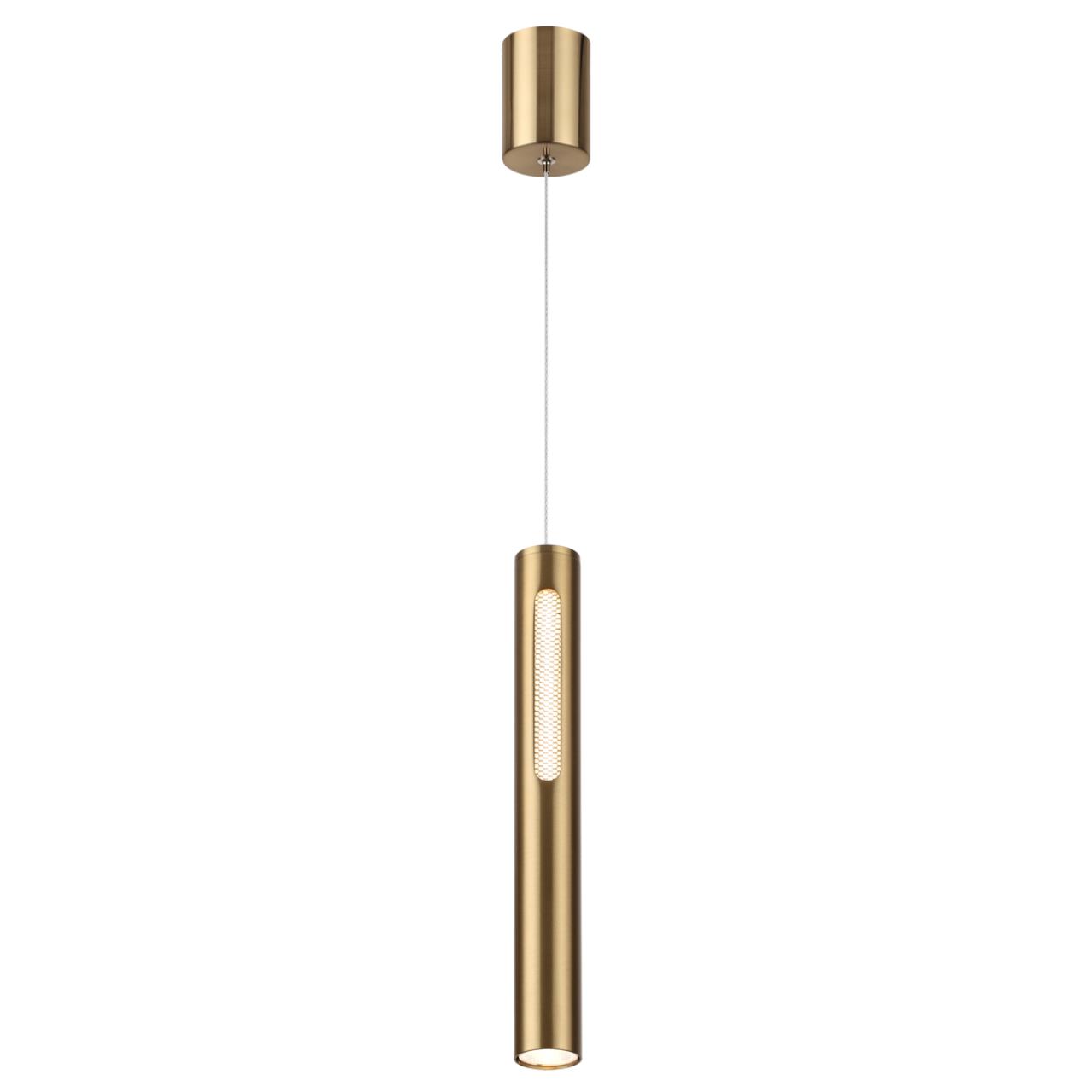 Подвесной светильник ODEON LIGHT HIGHTECH MALI античная бронза, латунь LED*1 9W