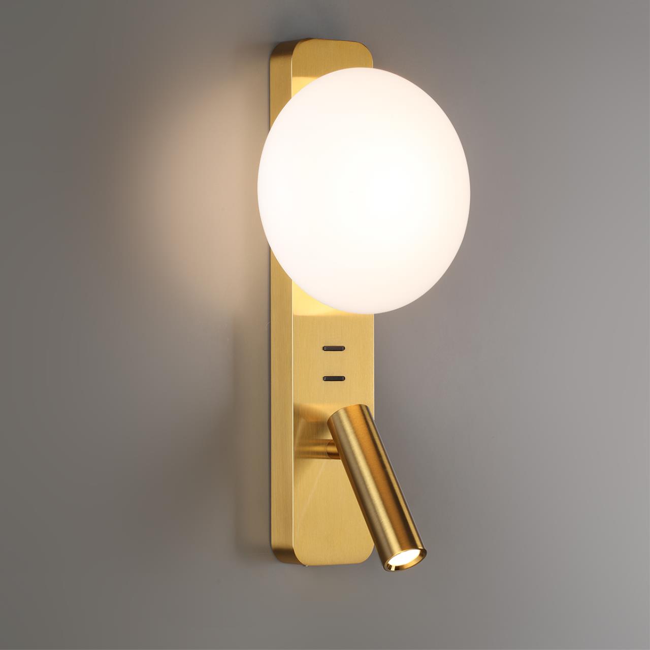 Настенный светильник ODEON LIGHT HIGHTECH ALBERGO античная бронза